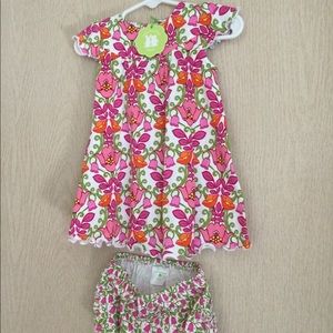 Boxed Vera Bradley Baby 2 Pc Set 6-9M Retail $49